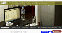 Desktop Screenshot of hotelgoldeninca.com